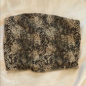 UO Snakeskin Bandeau